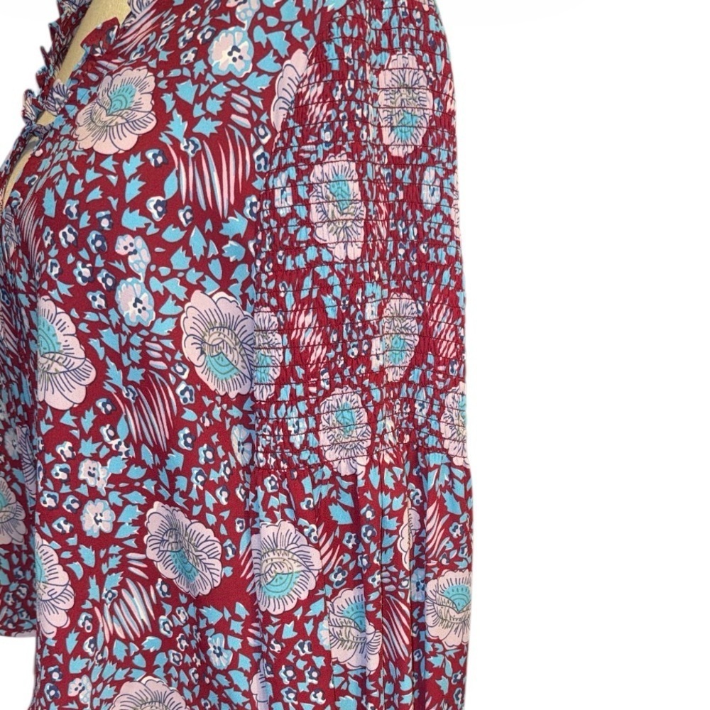 Rebecca Minkoff Penelope Dark Red Top - Picture 3 of 7